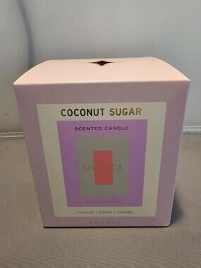 Mersea Coconut Sugar Coconut Amber Vanilla Scented 9oz Candle